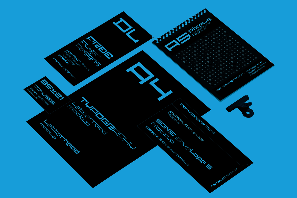 F Pixel - Typeface Family 15 Styles, a Sans Serif Font by Fontsphere (Photo 2 of 9)