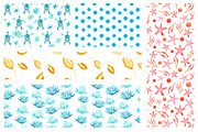 Seaweed watercolor collection, a Pattern Graphic by Katya_lu (Thumbnail 3 of 10)