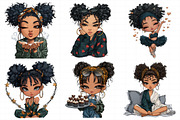 Valentine Holiday Black Girl Clipart, an Illustration by Daily.Designs (Thumbnail 5 of 8)