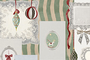 Vintage Christmas Holiday, a Decorative Illustration by 60secondsArt (Thumbnail 6 of 10)
