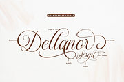 Dellanor Script - A Wedding Font, a Script Font by Ainun Jinan (Thumbnail 10 of 10)