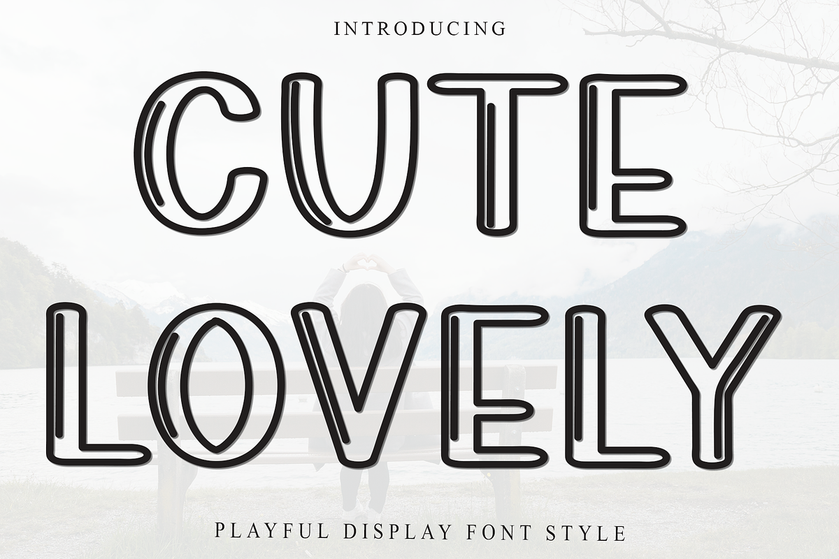 Cute lovely, a Serif Font by FreshTypeINK (Photo 1 of 8)