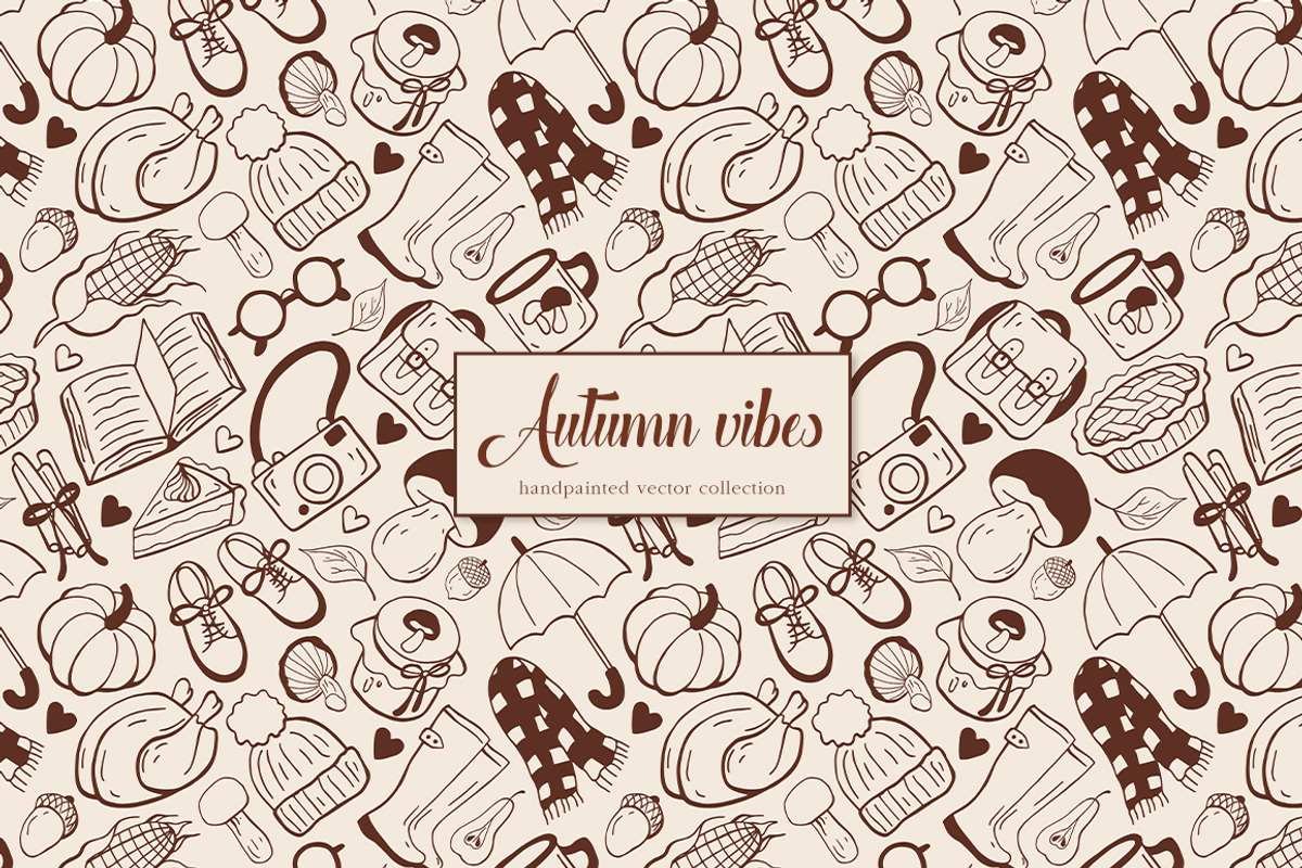 Whimsical Set Autumn Vibes, an Object Illustration by ViktoriyaD (Photo 22 of 22)