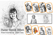 Faster Sketch Effect Ps Action, an Action Add-On by Studio Retouch (Thumbnail 1 of 34)