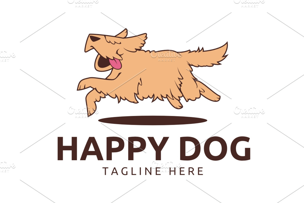 Happy Dog Logo, a Branding & Logo Template by mocha7 (Photo 1 of 2)