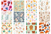 Seamless Baby Boy Digital Papers, an Illustration by Wow Magic (Thumbnail 2 of 2)