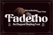 Fadetho | Display Font