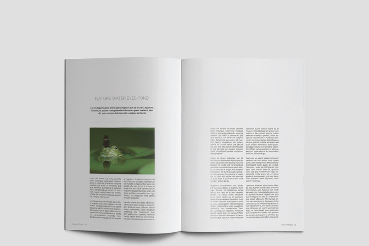 Nature Magazine, a Magazine Template by Alhaytar (Photo 13 of 15)