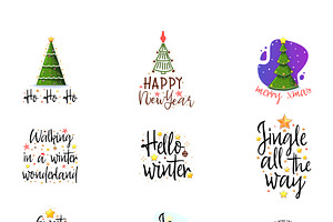 Christmas Big Lettering Kit