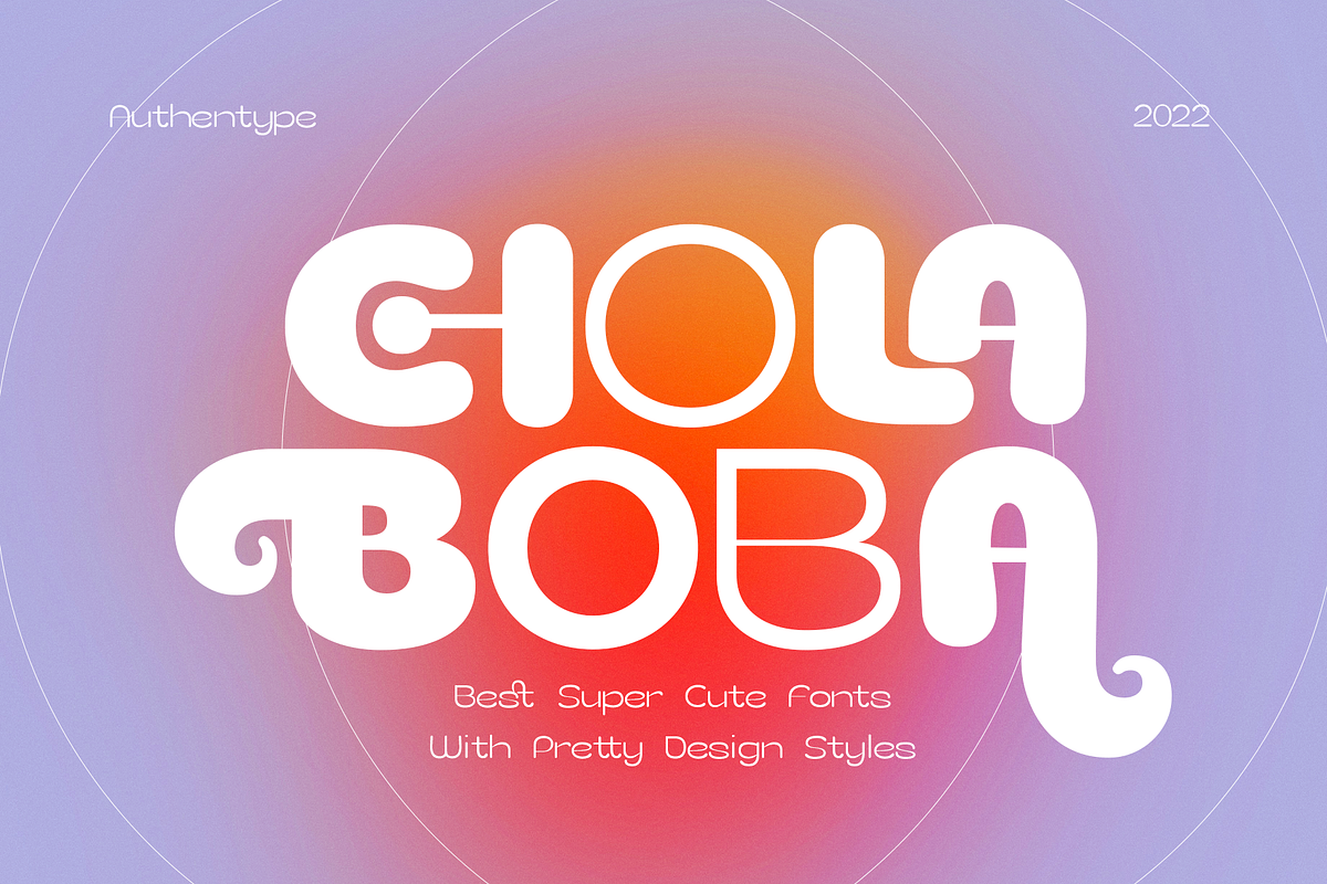 Chola Boba is a friendly font, a Sans Serif Font by AuthenType (Photo 1 of 12)