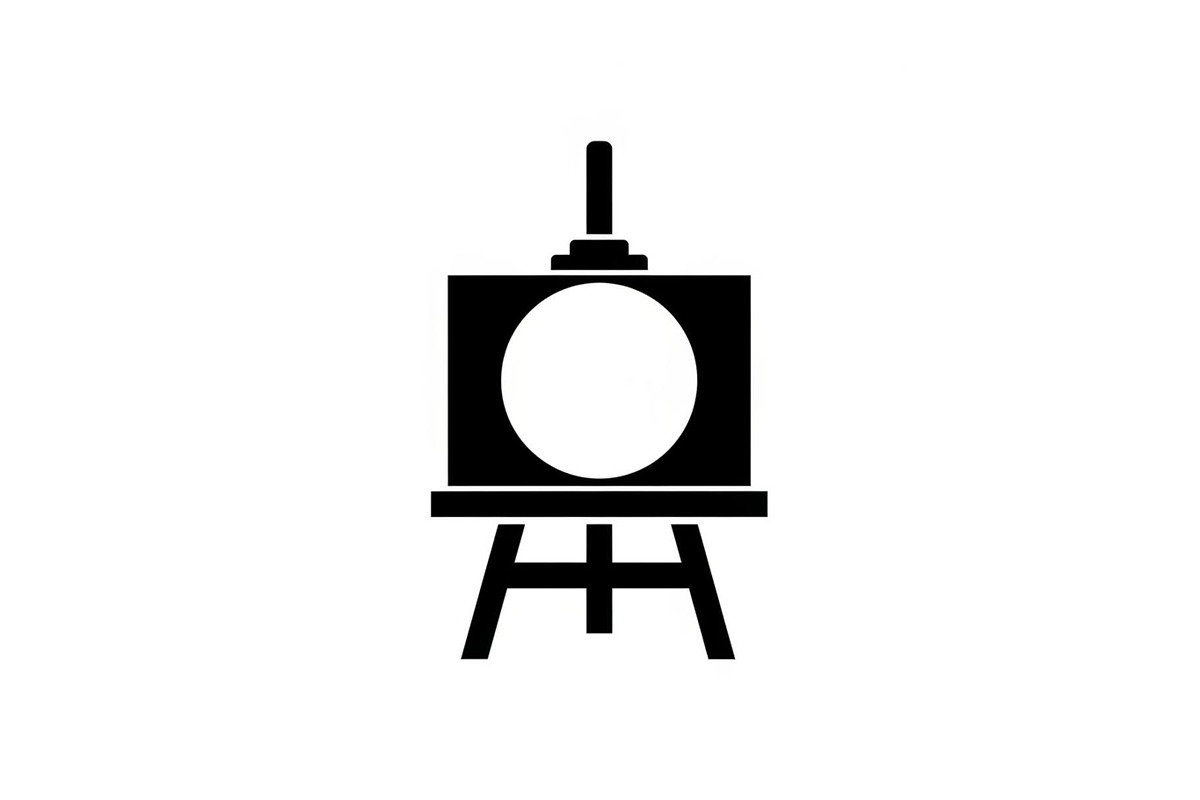Artist Canvas On Wooden Easel Icon, an Icon by Gfx_Store (Photo 4 of 10)