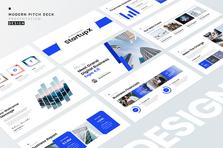 StartupX Presentation Template, a Presentation Template by Rocketstill