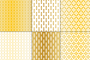 Seamless Gold Geometric Patterns, a Pattern Graphic by Melissa Held Designs (Thumbnail 6 of 8)