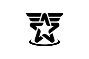 Star Wings Logo, a Branding & Logo Template by Buqancreative (Thumbnail 1 of 2)