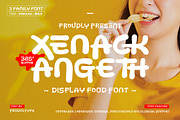 Xenack Angeth - Display Food Font, a Handwritten Font by productype1 (Thumbnail 1 of 10)