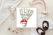 Christmas Sport Balls PNG Sublimatio, an Illustration by CraftArtStudio (Thumbnail 6 of 6)