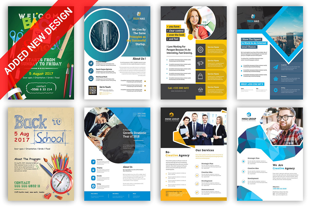 300+ Flyer Template Bundle 98% OFF, a Flyer Template by ZAAS (Photo 13 of 32)