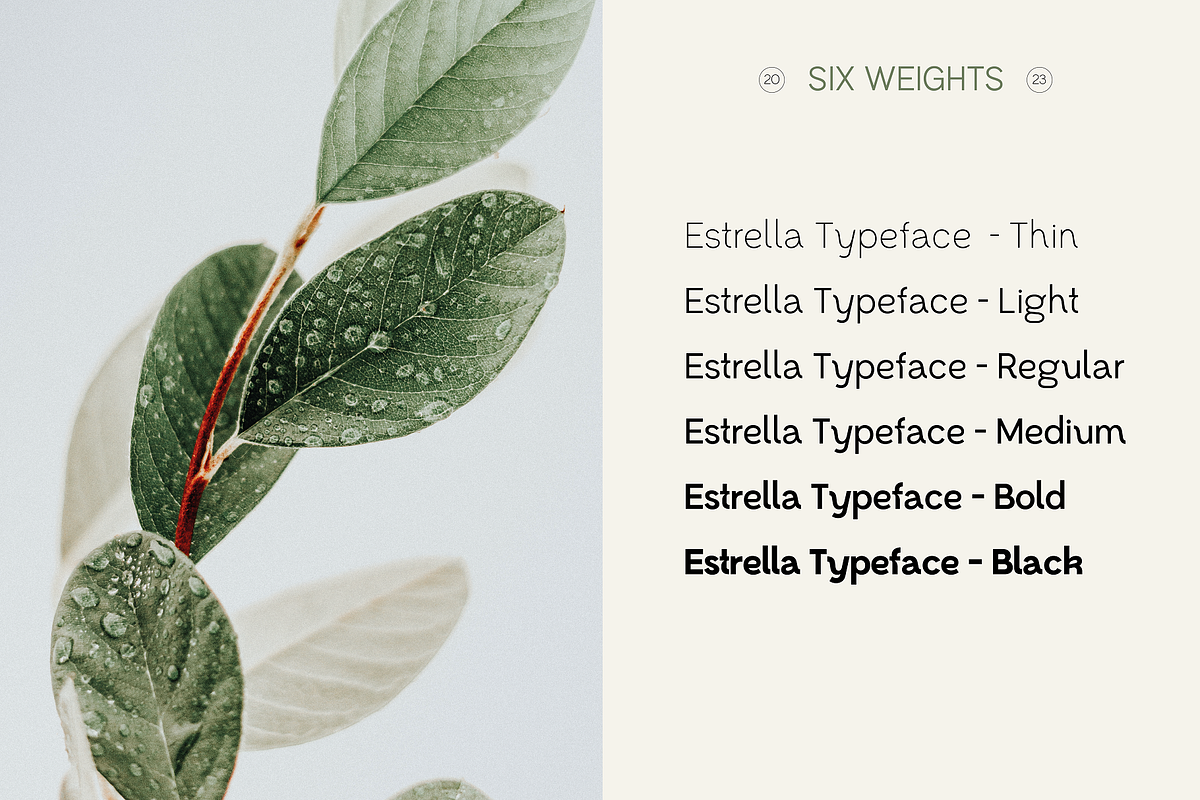 Estrella - Modern Sans Serif, a Sans Serif Font by HipFonts (Photo 9 of 10)
