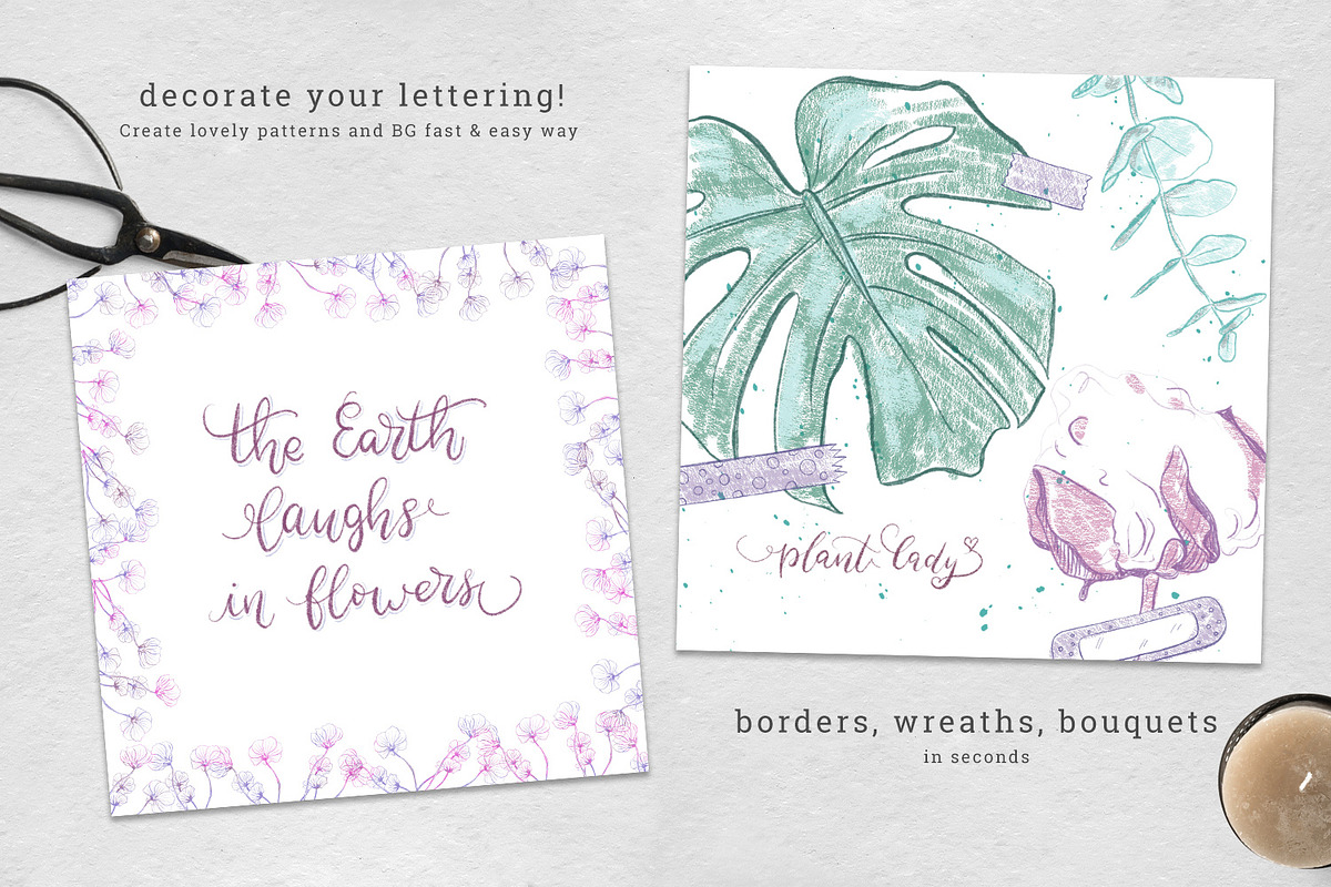 Cute Little Things for Procreate, a Brush Add-On by Gray Cat Graphics (Photo 2 of 10)
