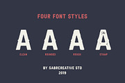 Aldivaro Font Family- 4 Font Style, a Sans Serif Font by sabrcreative (Thumbnail 2 of 7)
