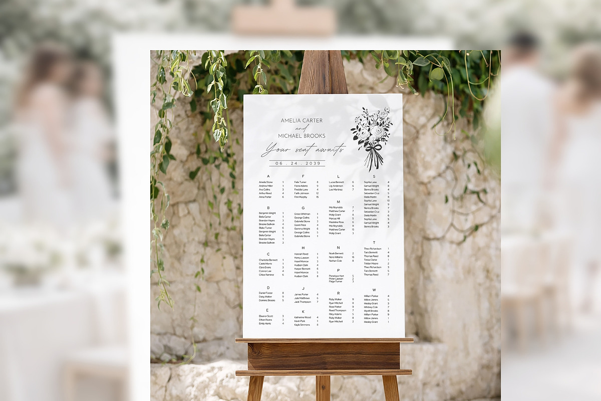 Modern Elegant Alphabetical Canva bd, a Poster Template by TyphoonStudio (Photo 6 of 10)