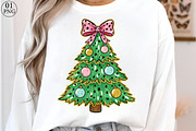 Colorful Glitter Coquette Christmas, an Illustration by Libby Wishes (Thumbnail 1 of 8)