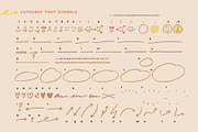 CuteDrop handwritten font duo & more, a Handwritten Font by Minna Kaario (Thumbnail 7 of 14)