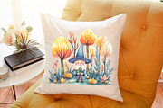 Magical Forest Clipart,Watercolor Fo, an Illustration by Sublimation Artist (Thumbnail 6 of 6)