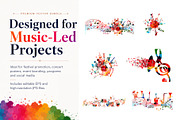Music Festival Vector Bundle, an Object Graphic by liravega (Thumbnail 2 of 3)