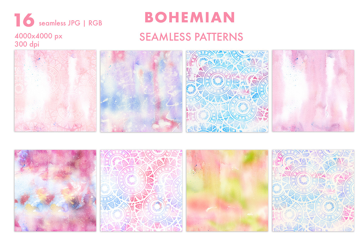 Tenderness: Watercolor Textures, a Pattern Graphic by Lumitar (Photo 2 of 5)