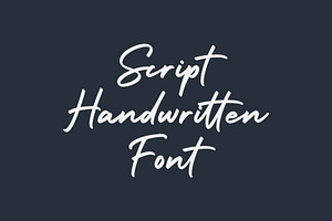 Holiday - Script Handwritten Font