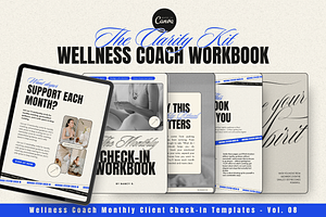 Coach Workbook Template in CANVA