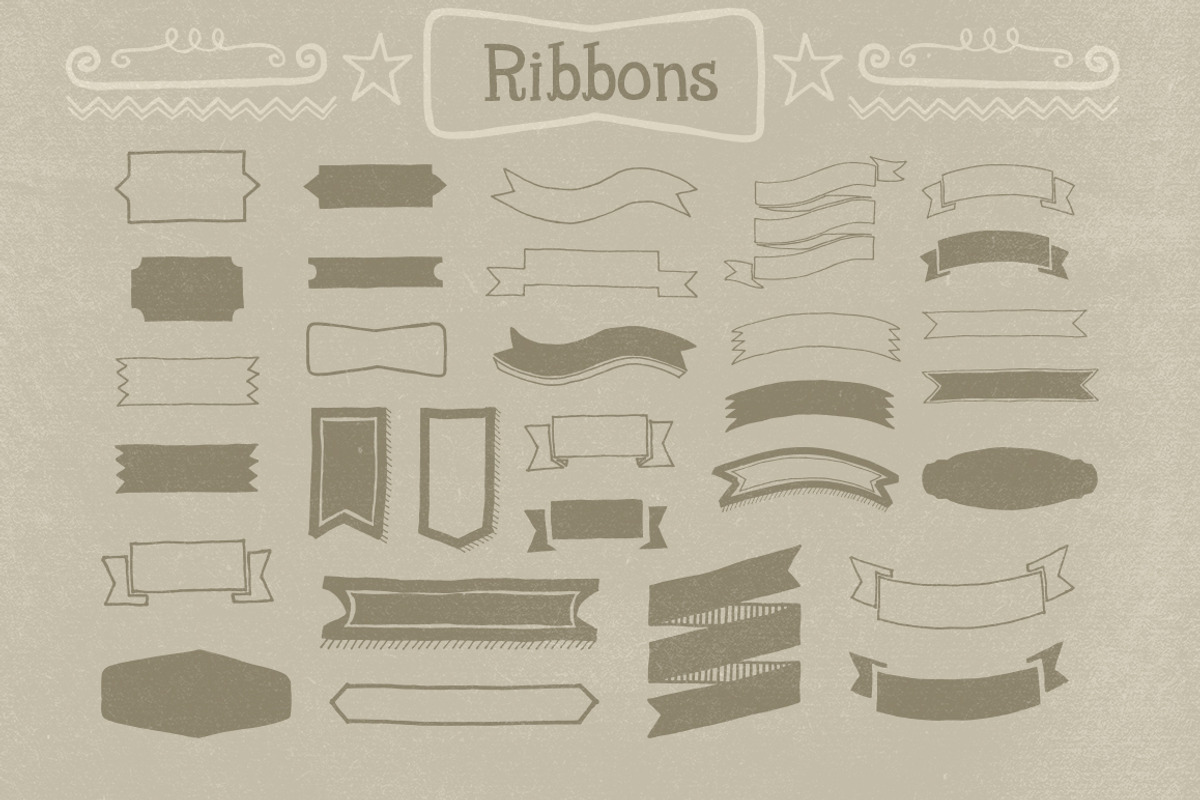 120 Handwritten Decorative Shapes 05 preview 2