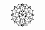 Mandala Silhouette Vector Bundle, an Illustration by Designer_Momina (Thumbnail 2 of 9)