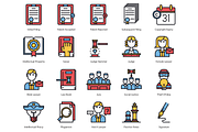 59 Law & Copyright Icons, an Outline Icon by Flat Icons (Thumbnail 3 of 7)