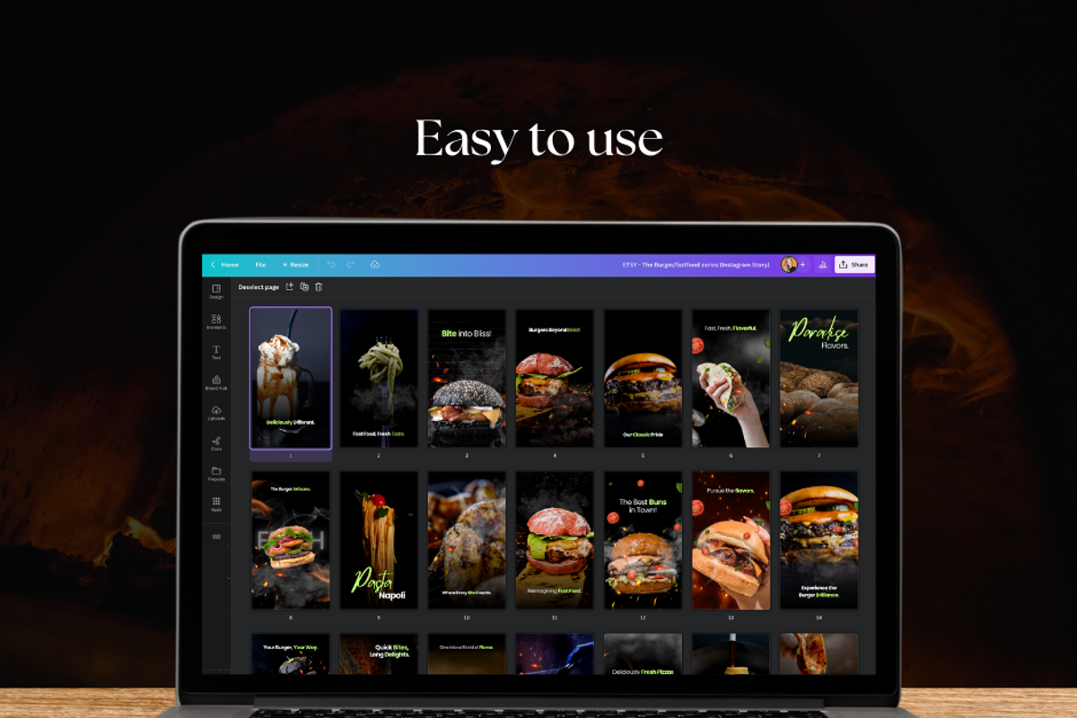 Burger & Fast Food Template | Canva, a Social Media Template by The Social Stuff (Photo 9 of 9)