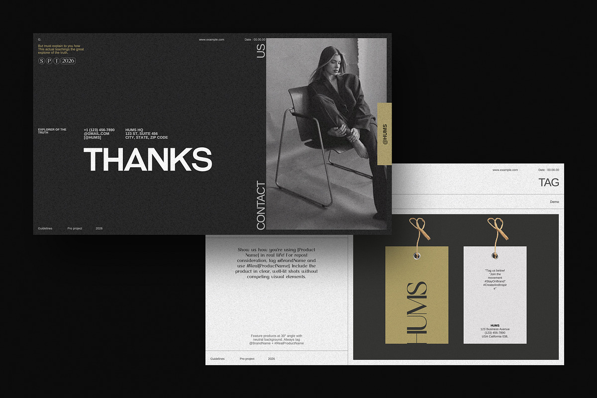 The Brand Guidelines, a Presentation Template by SparkPro (Photo 14 of 14)