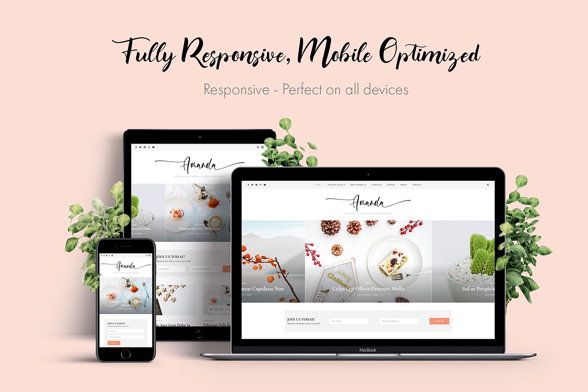 Amanda - Lifestyle & Fashion Blog, a WordPress Template by azuratheme (Photo 3 of 4)