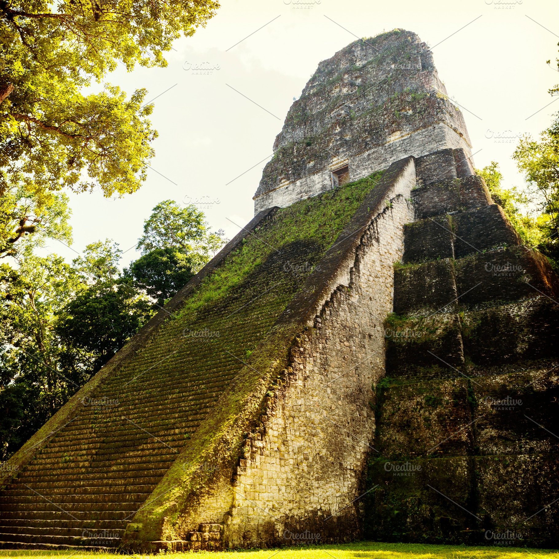 Temple 5 Tikal Guatemala, an Architecture Photo by THP Creative