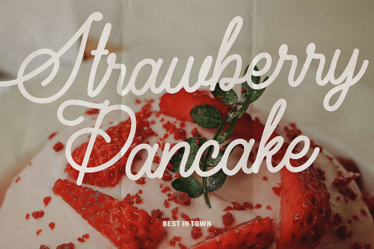 Headtrec Monoline Vintage Font, a Script Font by Maulana Creative (Photo 4 of 7)
