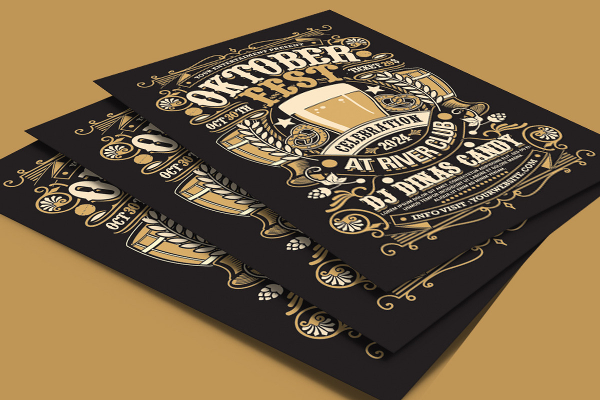 Oktoberfest Event Flyer Template, a Flyer Template by Muhamad Iqbal hidayat (Photo 7 of 8)