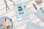Midday heat. Swimming pool set., a Person Illustration by Anyuka (Thumbnail 5 of 5)