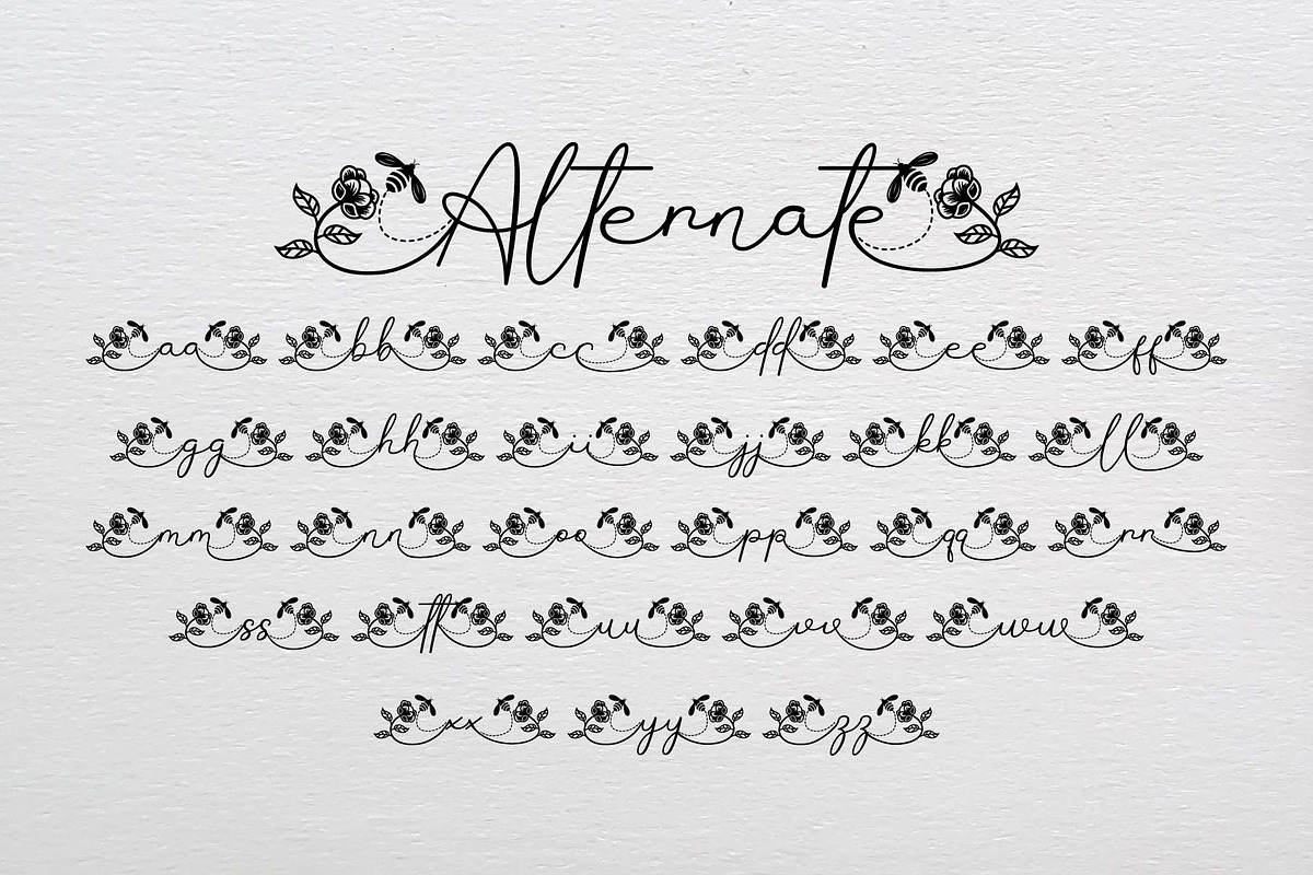 Sweet Script Font, a Script Font by Densu Creative (Photo 6 of 7)