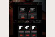 Systeme.io Dark Red List Shop Layout, a Landing Page Template by Hayley's Digital Hub (Thumbnail 7 of 10)