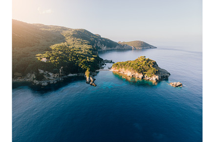Aerial view of Corfu island., a Nature Photo by Maksym Zaitsev