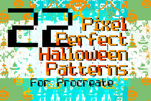 Pixel Perfect Halloween Patterns