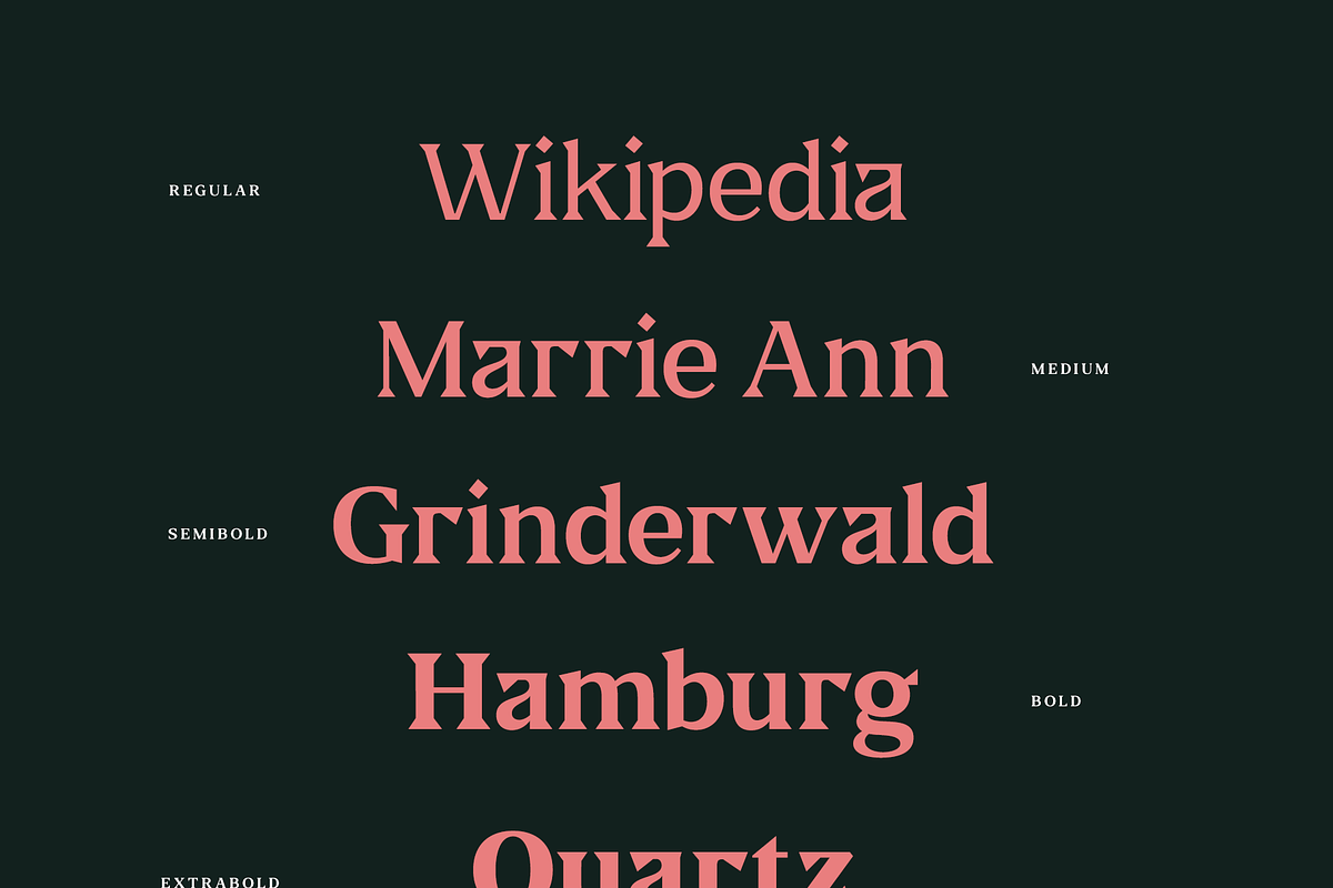 Fab Display - Editorial Font preview 8