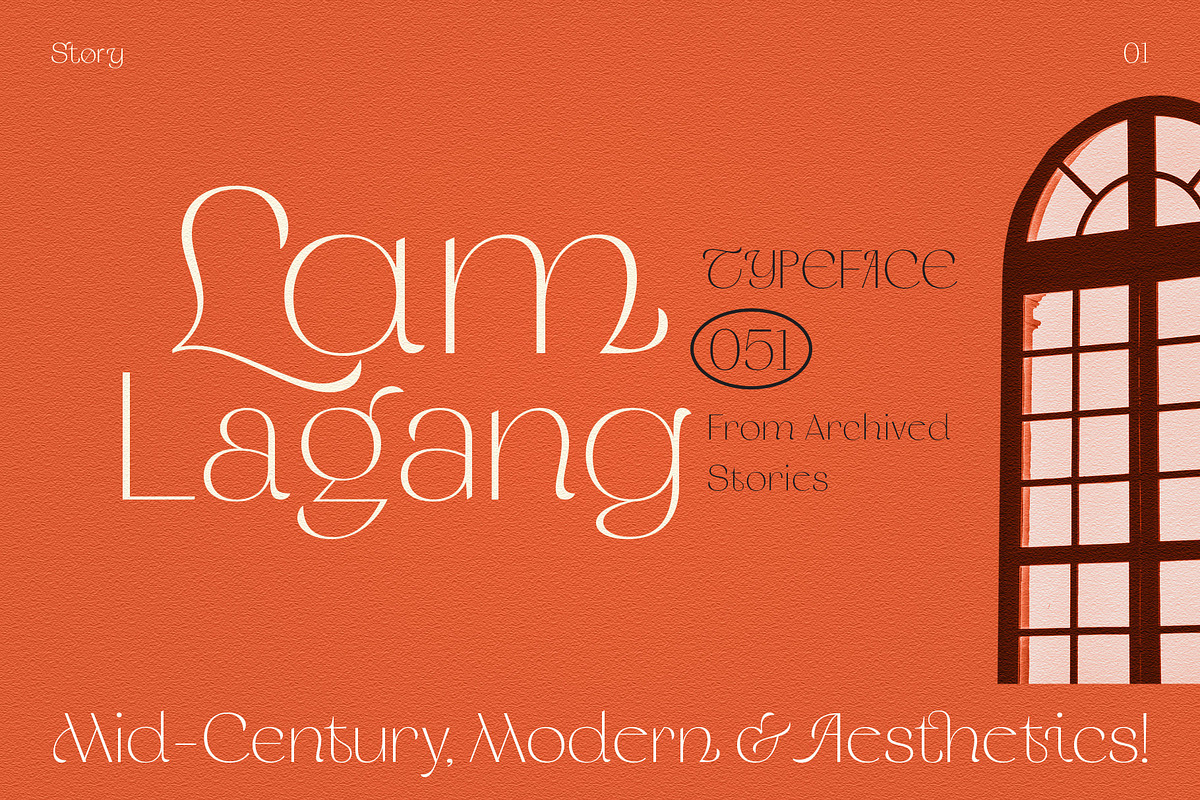 Lam Lagang 051 | Modern Sans Serif, a Sans Serif Font by Siwox Studios (Photo 1 of 8)