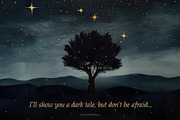 DARK TALES whimsical art prints, a Background Graphic by alenaganzhela (Thumbnail 12 of 12)