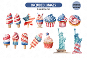 4th Of July Clipart Bundle, a Seasonal Illustration by TatiMockup (Thumbnail 4 of 6)